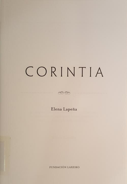 Imagen de portada del libro Corintia