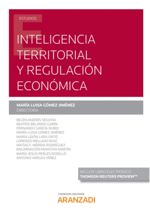 Imagen de portada del libro Inteligencia territorial y regulación económica