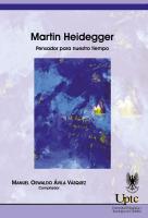 Imagen de portada del libro Martin Heidegger: Pensador para nuestro tiempo