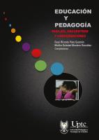 Imagen de portada del libro Educación y pedagogía: -Pasajes, encuentros y conversaciones-