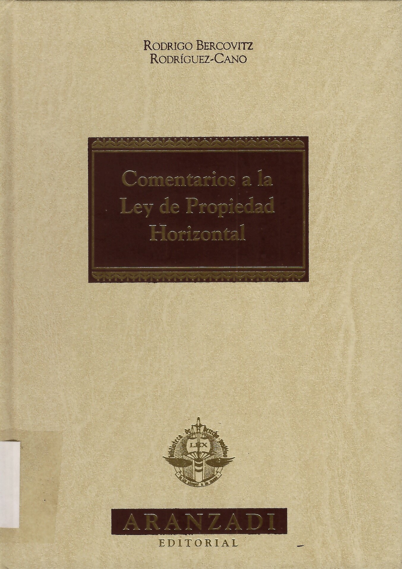 Imagen de portada del libro Comentarios a la Ley de Propiedad Horizontal
