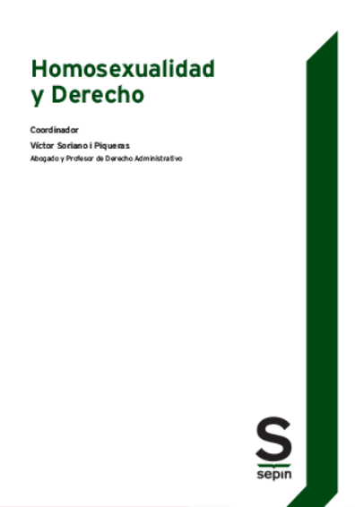 Imagen de portada del libro Homosexualidad y derecho