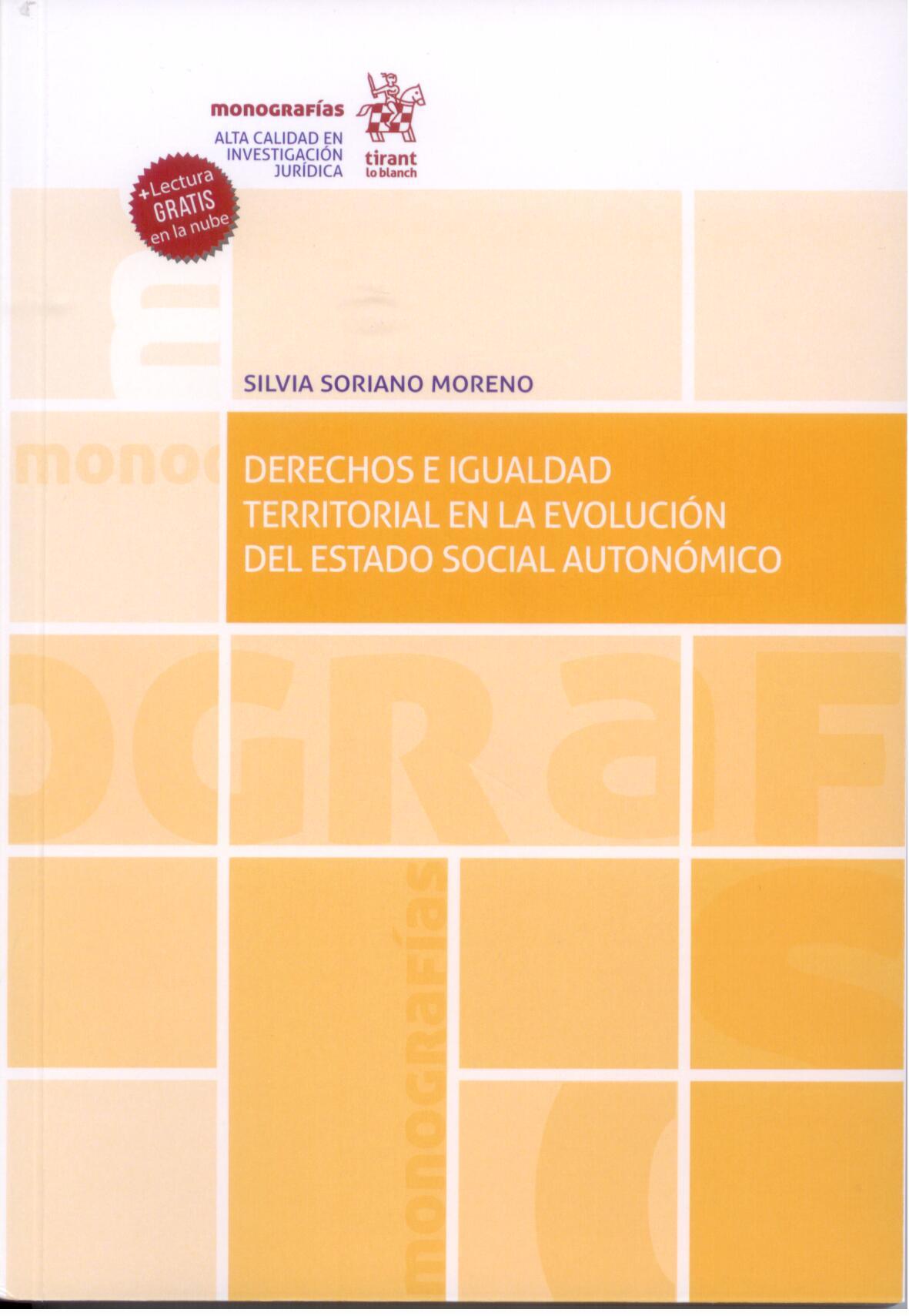 Imagen de portada del libro Derechos e igualdad territorial en la evolución del estado social autonómico