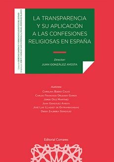 Imagen de portada del libro La transparencia y su aplicación a las confesiones religiosas en España