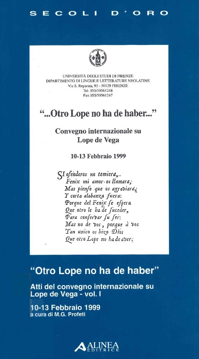 Imagen de portada del libro Otro Lope no ha de haber