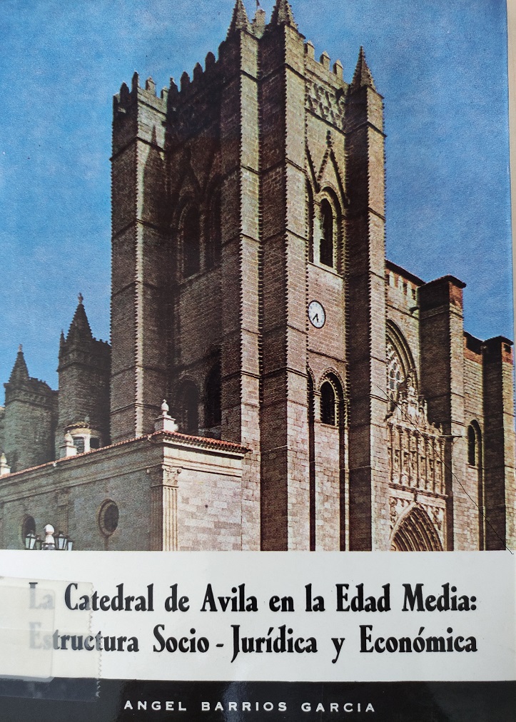 Imagen de portada del libro La catedral de Ávila en la Edad Media