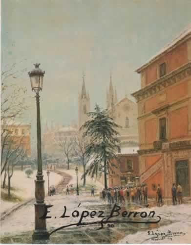 Imagen de portada del libro El paisaje urbano en la pintura de López Berrón