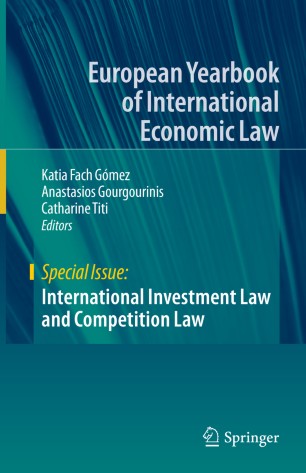 Imagen de portada del libro International Investment Law and Competition Law