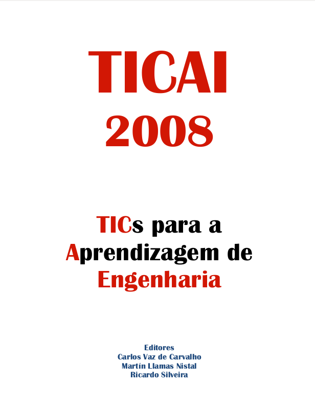 Imagen de portada del libro TICAI 2008