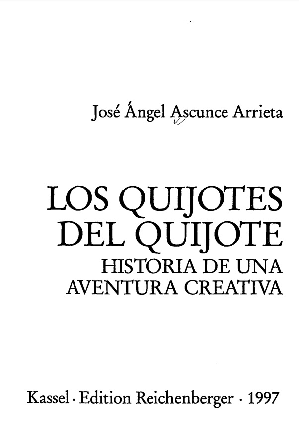 Imagen de portada del libro Los quijotes del Quijote