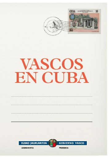 Imagen de portada del libro Vascos en Cuba