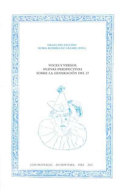 Imagen de portada del libro Voces y versos. Nuevas perspectivas sobre la generación del 27