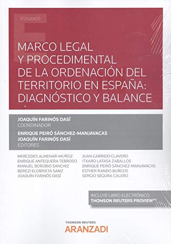 Imagen de portada del libro Marco legal y procedimental de la ordenación del territorio en España