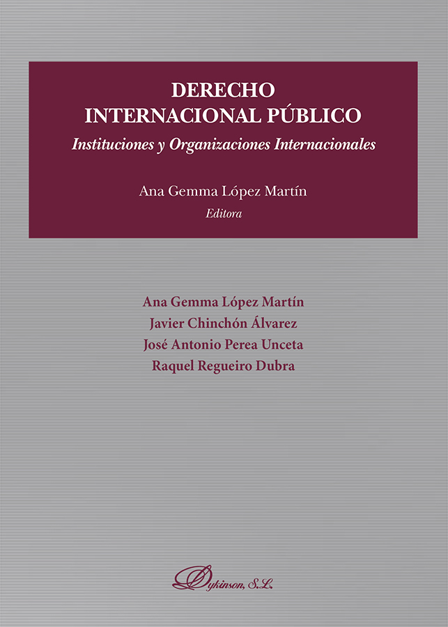 Imagen de portada del libro Derecho Internacional Público. Instituciones y Organizaciones Internacionales