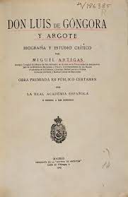 Imagen de portada del libro Don Luis de Góngora y Argote