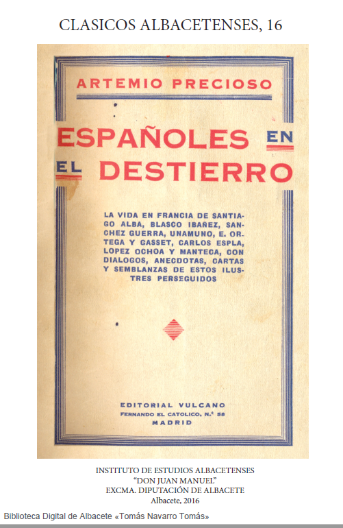 Imagen de portada del libro Españoles en el destierro