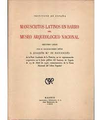 Imagen de portada del libro Manuscritos latinos en barro del Museo Arqueológico Nacional