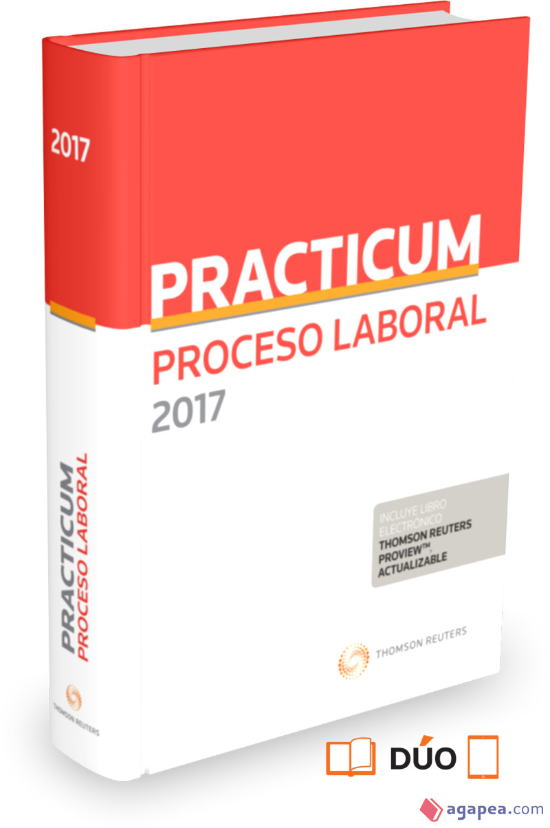 Imagen de portada del libro Practicum proceso laboral 2017