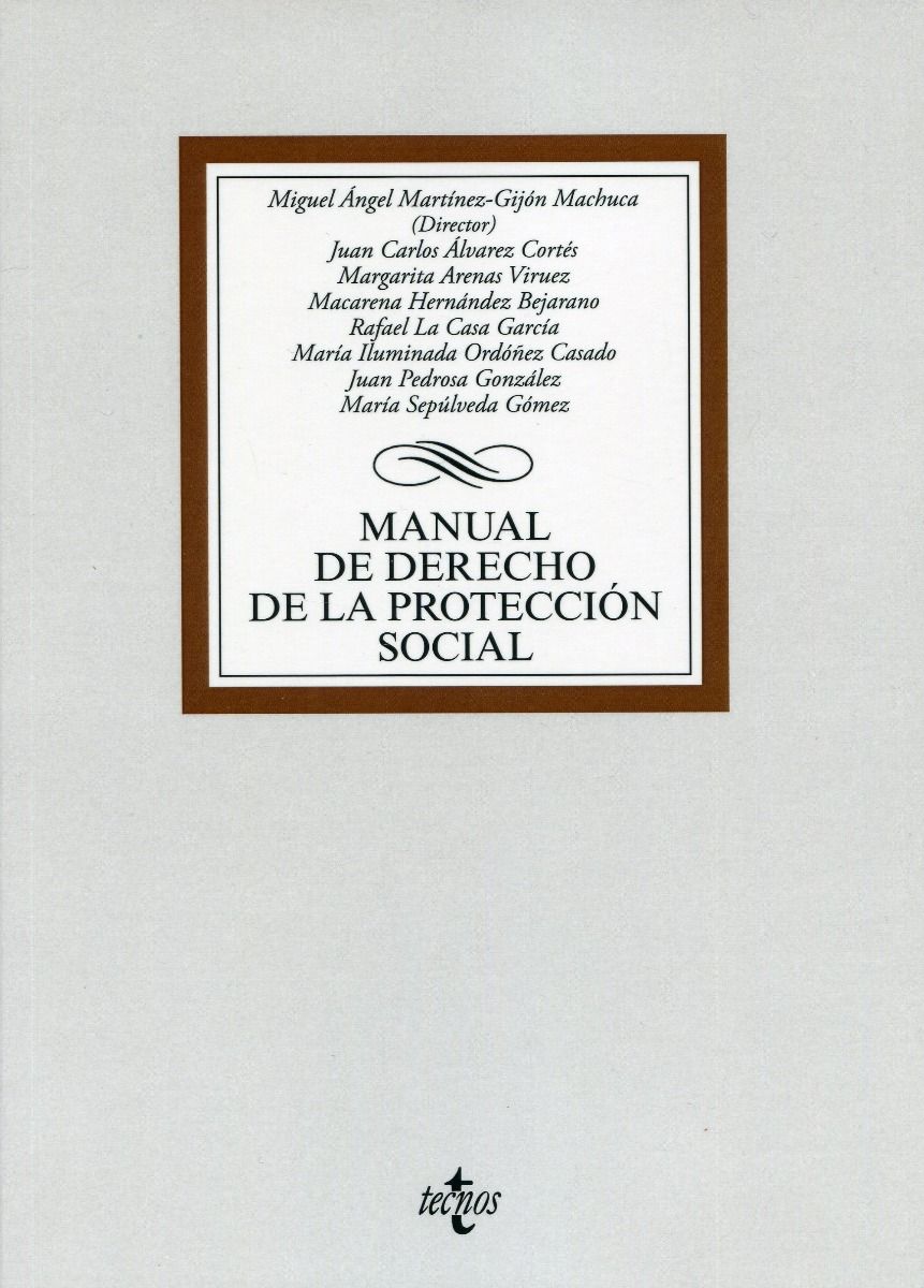 Imagen de portada del libro Manual de derecho de la protección social