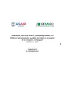Imagen de portada del libro Consultoría para asistir técnica y metodológicamente a la SENAC en la interpretación y análisis del índice de percepción de la corrupción en Paraguay