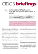 Imagen de portada del libro MIPEX 2020 y las políticas de integración migrante en América Latina