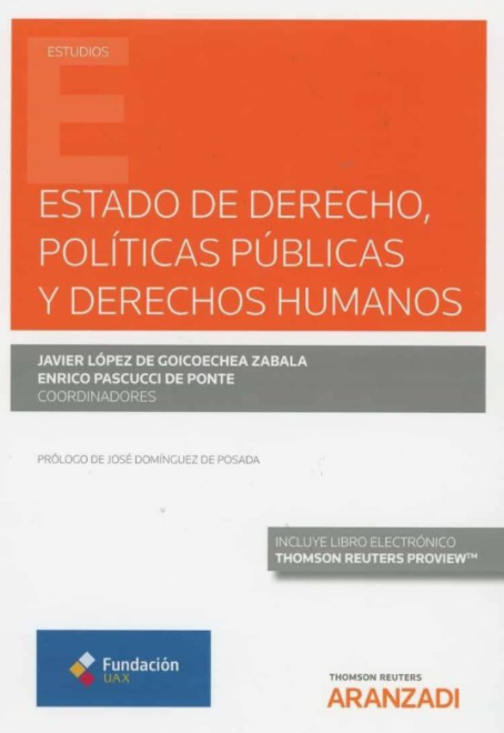 Imagen de portada del libro Estado de derecho, políticas públicas y derechos humanos
