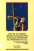 Imagen de portada del libro Epistemología de la educación física : VIII Congreso de Educación Física de Escuelas Universitarias de Formación del Profesorado de E.G.B.