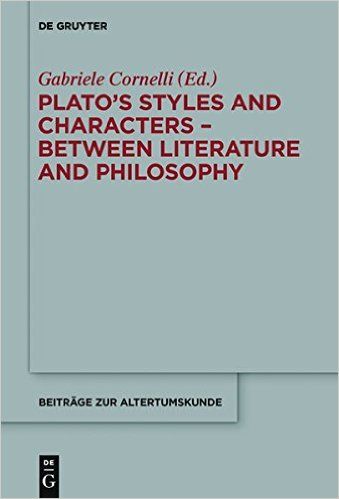Imagen de portada del libro Plato's styles and characters