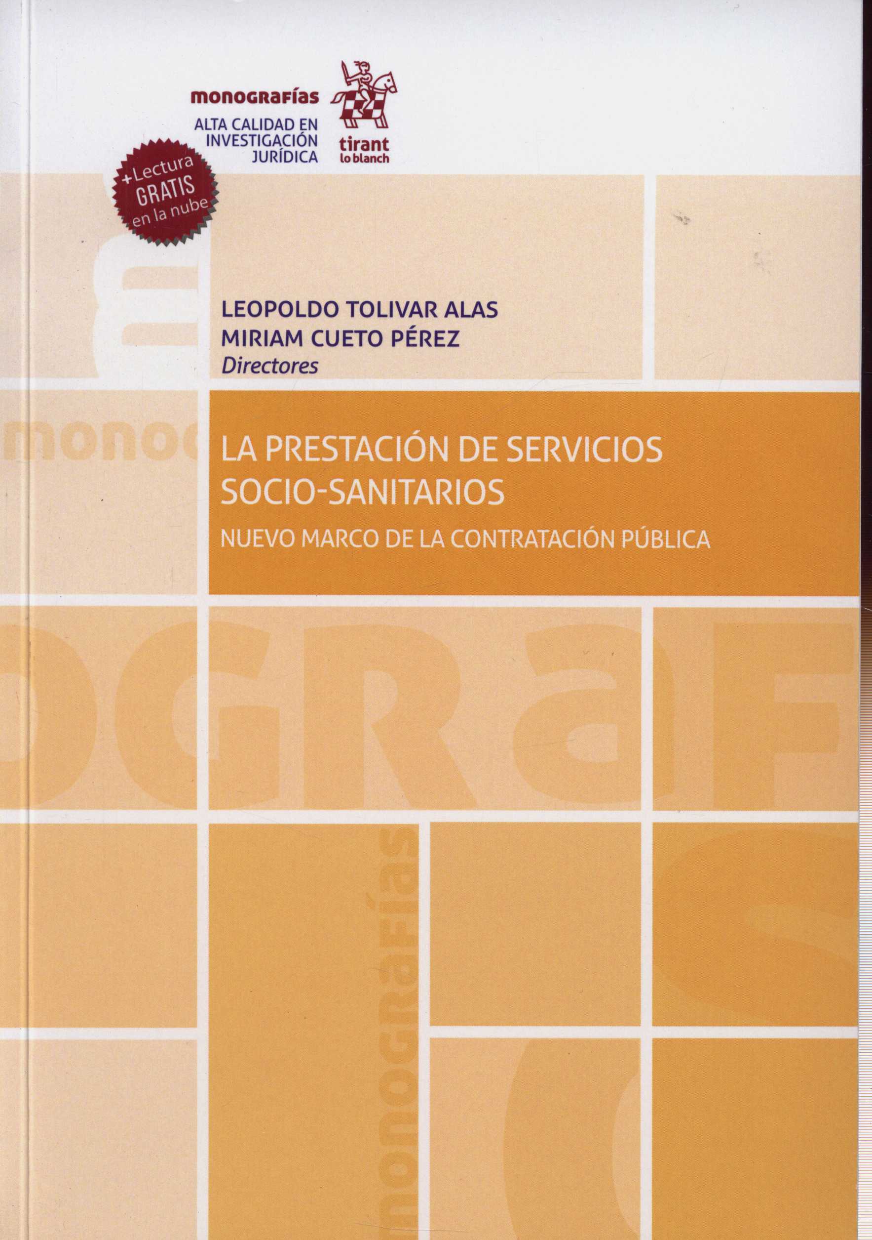 Imagen de portada del libro La prestación de servicios socio-sanitarios
