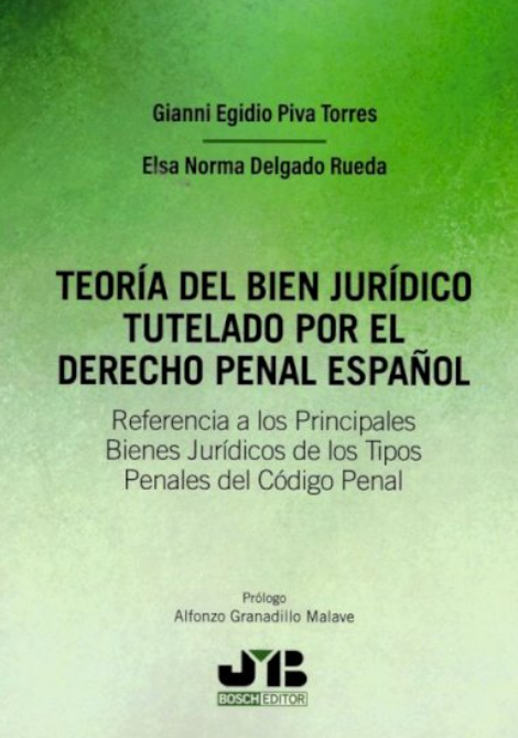 Imagen de portada del libro Teoría del bien jurídico tutelado por el Derecho penal español