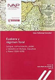 Imagen de portada del libro Euskera y régimen foral