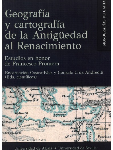 Imagen de portada del libro Geografía y cartografía de la Antigüedad al Renacimiento