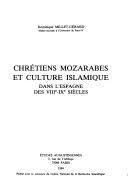 Imagen de portada del libro Chrétiens mozarabes et culture islamique dans l'Espagne des VIIIe-IXe siècle