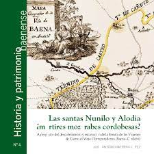 Imagen de portada del libro Las santas Nunilo y Alodia, ¿mártires mozárabes cordobesas?
