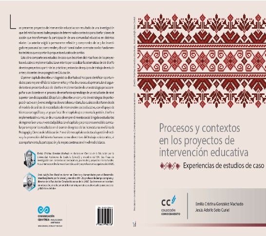 Imagen de portada del libro Procesos y contextos en los proyectos de intervención educativa