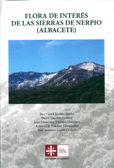 Imagen de portada del libro Flora de interés de las sierras de Nerpio (Albacete)