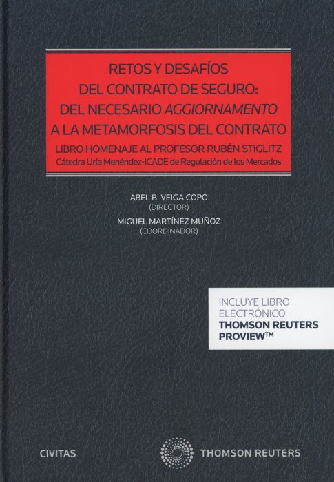 Imagen de portada del libro Retos y desafíos del contrato de seguro