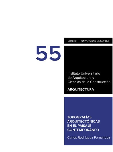 Imagen de portada del libro Topografías arquitectónicas en el paisaje contemporáneo