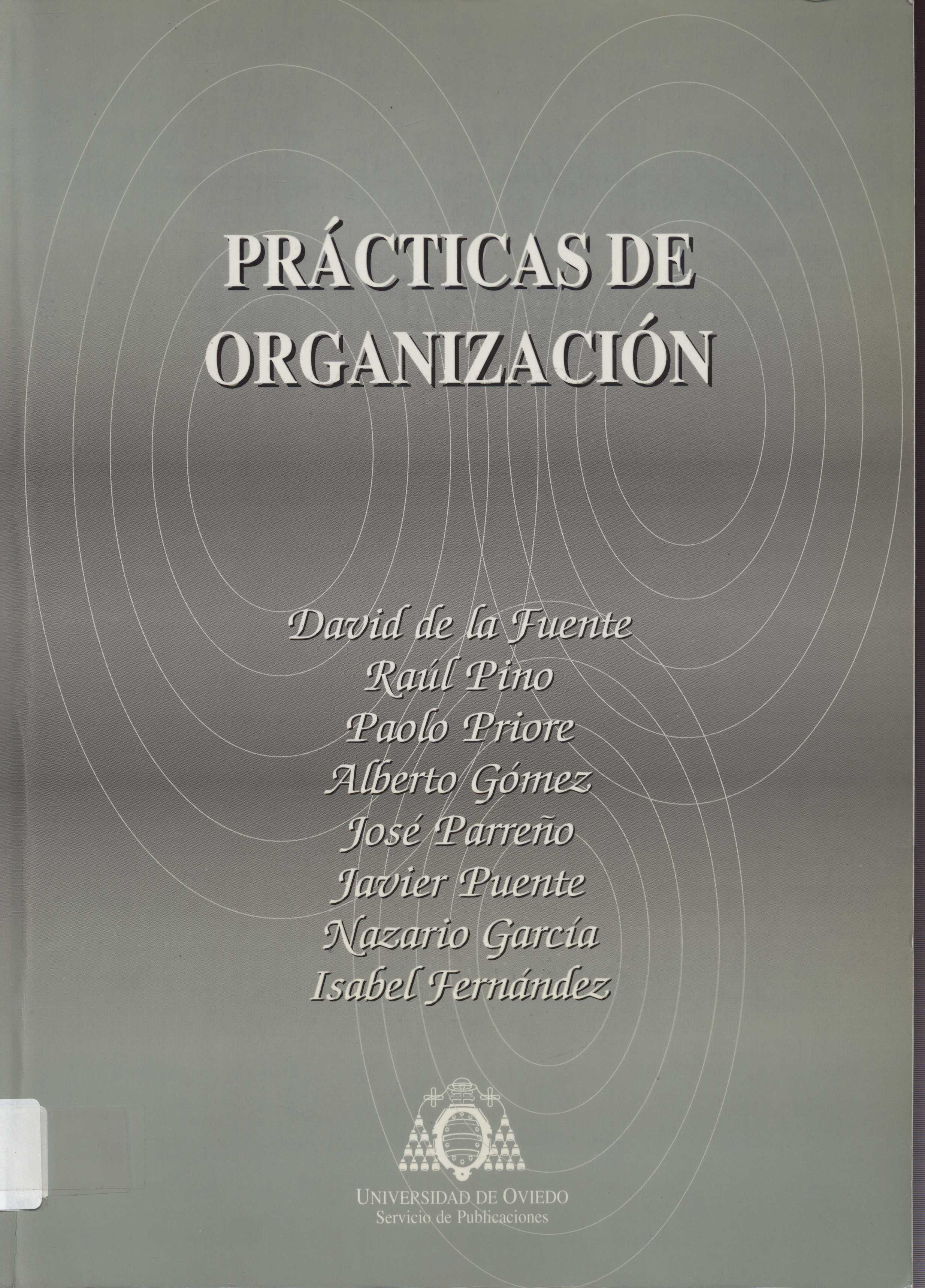 Imagen de portada del libro Prácticas de organización