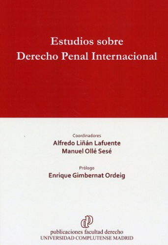 Imagen de portada del libro Estudios sobre Derecho Penal Internacional