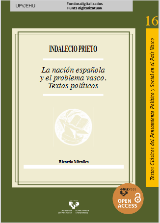 Imagen de portada del libro Indalecio Prieto