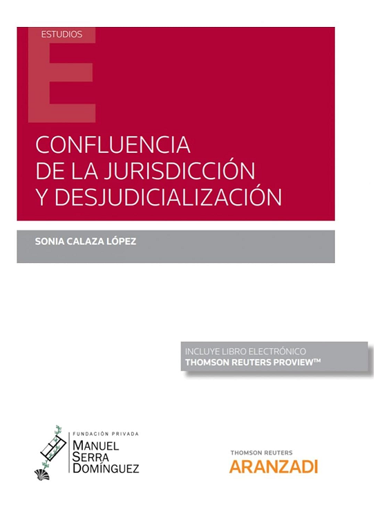 Imagen de portada del libro Confluencia de la jurisdicción y desjudicialización