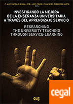 Imagen de portada del libro Investigando la mejora de la enseñanza universitaria a través del aprendizaje-servicio