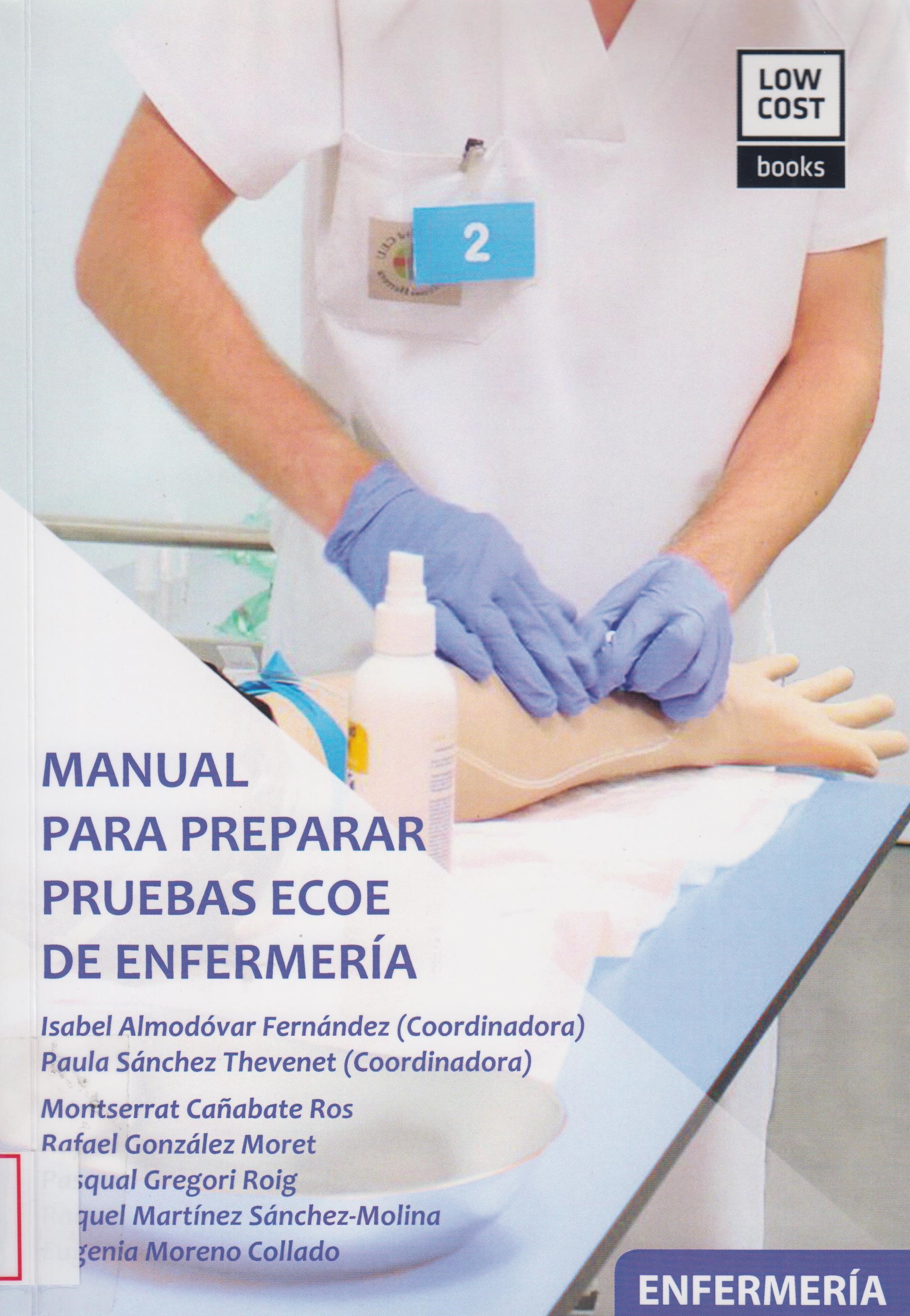 Imagen de portada del libro Manual para preparar pruebas ECOE de enfermería