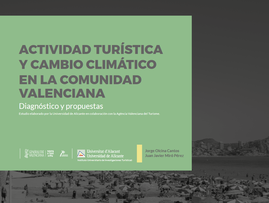 Imagen de portada del libro Actividad turística y cambio climático en la Comunidad Valenciana