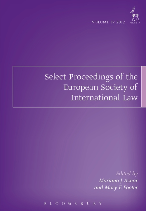 Imagen de portada del libro Select Proceedings of the European Society of International Law