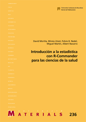 Imagen de portada del libro Introducción a la estadística con R-Commander para las ciencias de la salud