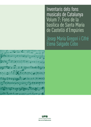 Imagen de portada del libro Inventaris dels fons musicals de Catalunya. Volum 7
