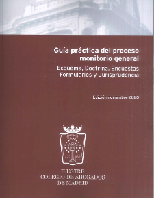 Imagen de portada del libro Guía práctica del procedimiento monitorio general