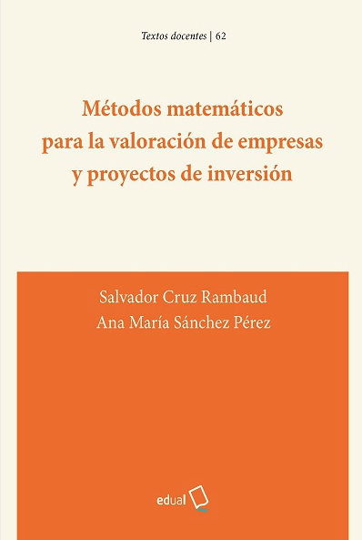 Imagen de portada del libro Métodos matemáticos para la valoración de empresas y proyectos de inversión